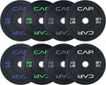 CAP Barbell 2-Inch Olympic Bumper Plate Weight Set with 6 Post Rack | 100-370 lbs | Multiple Options