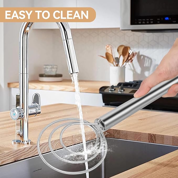 Danish Dough Whisk Stainless Steel Hook Dutch Baking Tool Bread Sourdough Mixer for Pizza Pastry Cake Batter Making