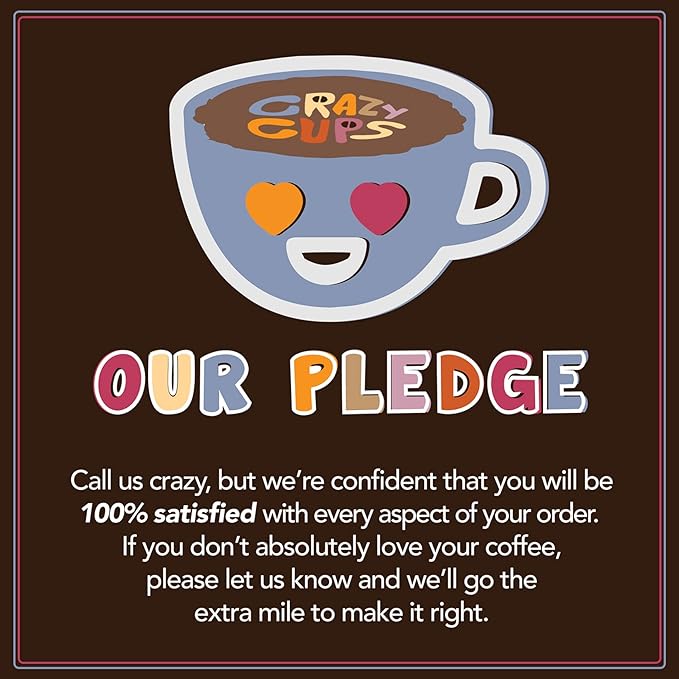 Crazy Cups Blueberry Coffee Pods Variety Pack, Magic Berries Flavored Coffee, Single Serve Recyclable Pods Compatible With Keurig K Cup Brewers, 24 Count