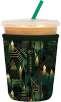 Sok It JavaSok Iced Coffee & Cold Soda Insulated Neoprene Cup Sleeve (City Limits, Small: 16-20oz)