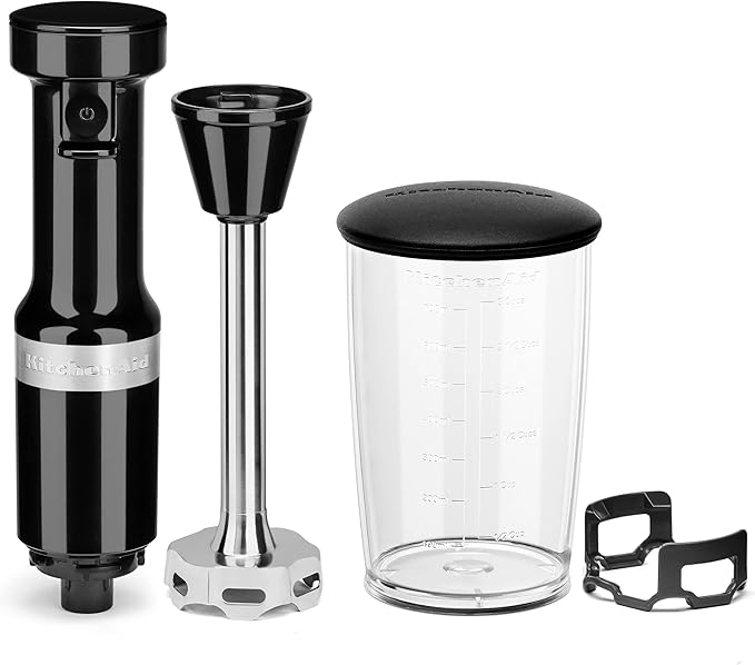 KitchenAid Variable Speed Corded Hand Blender KHBV53, Onyx Black