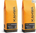 Kahwa Coffee Mistral Italian Style Medium Roast Espresso Blend, Whole Bean Coffee, 1 lb Bag (Pack of 2)