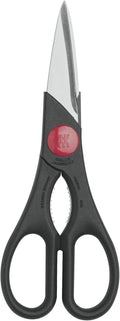 ZWILLING TWIN Kitchen Shears, Multi-Purpose, Heavy Duty, Stainless Steel Blades, Black