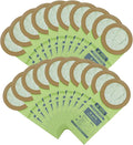 20 Pack 100331 Backpack Vacuum Bags Fit for ProTeam 10 QT Backpack Vacuum Cleaner，Replace #100331 Open Cirular Collar