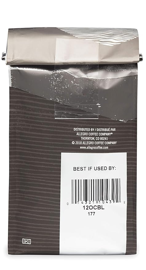 Allegro Coffee Organic Continental Blend Whole Bean Coffee, 12 oz