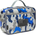 FlowFly Kids Lunch box Insulated Soft Bag Mini Cooler Back to School Thermal Meal Tote Kit for Girls, Boys, Flag