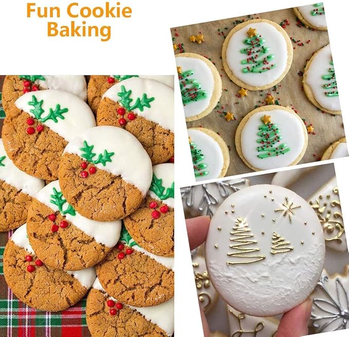 Cookie Cutters - Biscuit Cutters/Stainless Steel Dumpling Cutters/Cake Pastry Cutters/Cake Cookie Scone Cutters Molds stamps for Cooking Baking (Round Edge, 11Pcs)