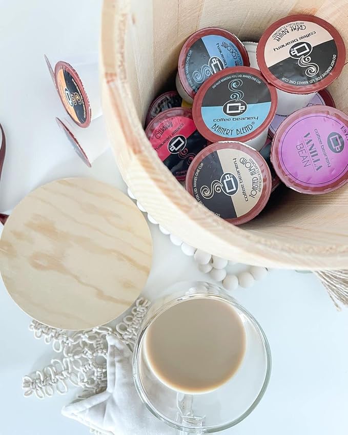 Caramel Vanilla Latte Coffee Pods by Coffee Beanery | 12ct Medium Roast Arbica Coffee