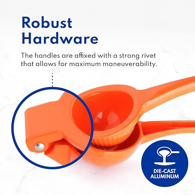 New Star Foodservice 42863 Enameled Aluminum Orange Squeezer