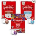Community Coffee Flavored Pods Variety Pack,72 Count, Medium Roast and Flavored, Compatible with Keurig 2.0 K-Cup Brewers (24 Count, Pack of 3)