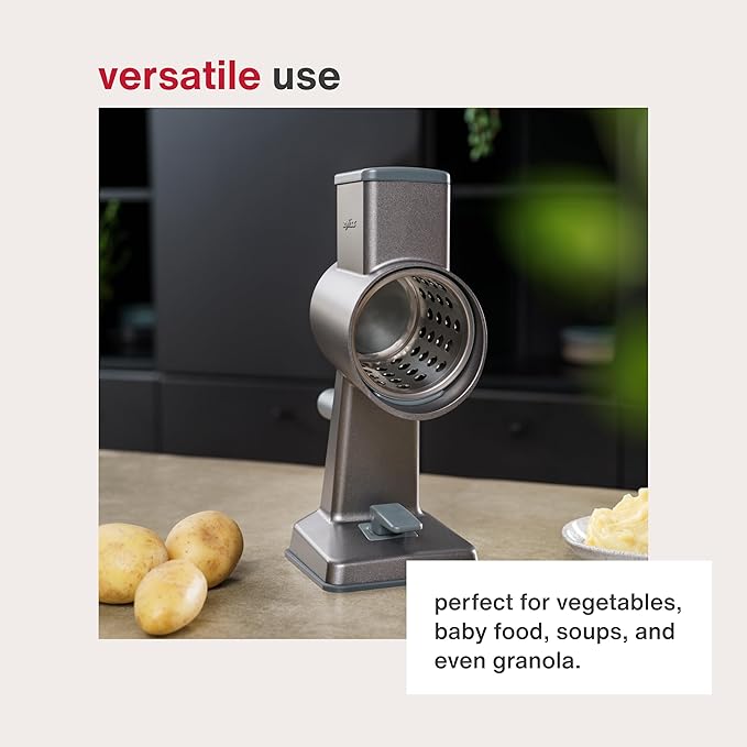 Zyliss E900058 Puree Drum Blade, Stainless Steel, Mashing, Puree, for Use with Zyliss Rotary Cheese Grater, 5 Year Guarantee