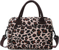 MEXS Lunch Bag for Women Men Large Insulated Reusable Lunch Box Girls Leopard Water Resistant Portable Cooler Tote Bag for Work Picnic