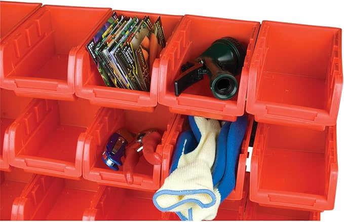 Performance Tool W5186 15-Bin 3-Tier Table Top Storage Organizer Rack.