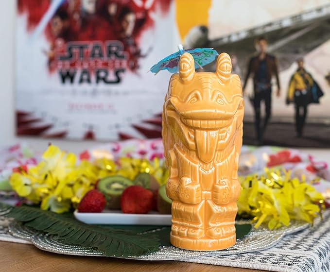 Geeki Tikis Star Wars Jar Jar Binks Ceramic Mug | Themed Tiki Mug | 18 Ounces