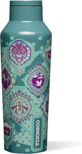 Corkcicle Disney Princess Jasmine Insulated Canteen Travel Water Bottle, Triple Insulated Stainless Steel, Keeps Beverages Cold for 25 Hours or Warm for 12 Hours, 20oz