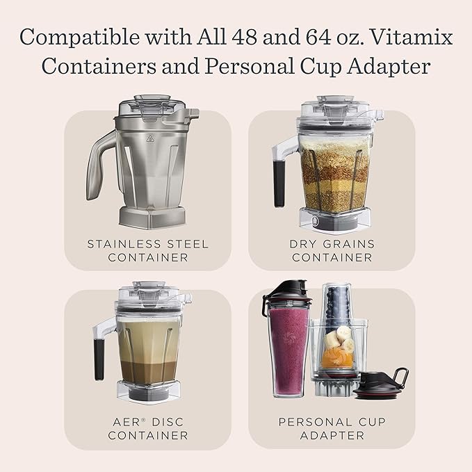 Vitamix 5200 Blender, Professional-Grade Blender for Smoothies, Soups, Ice Cream and More, Stainless-Steel Blades, Self-Cleaning Kitchen Appliance, 64 Oz Container, Black