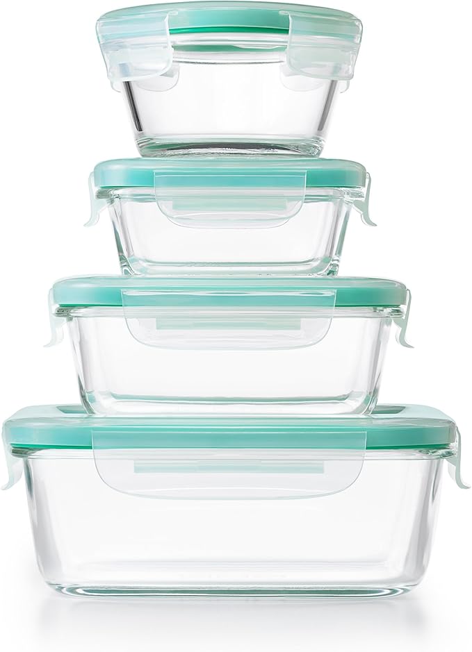 OXO Good Grips Smart Seal Airtight Container 12 Piece Glass Container Set