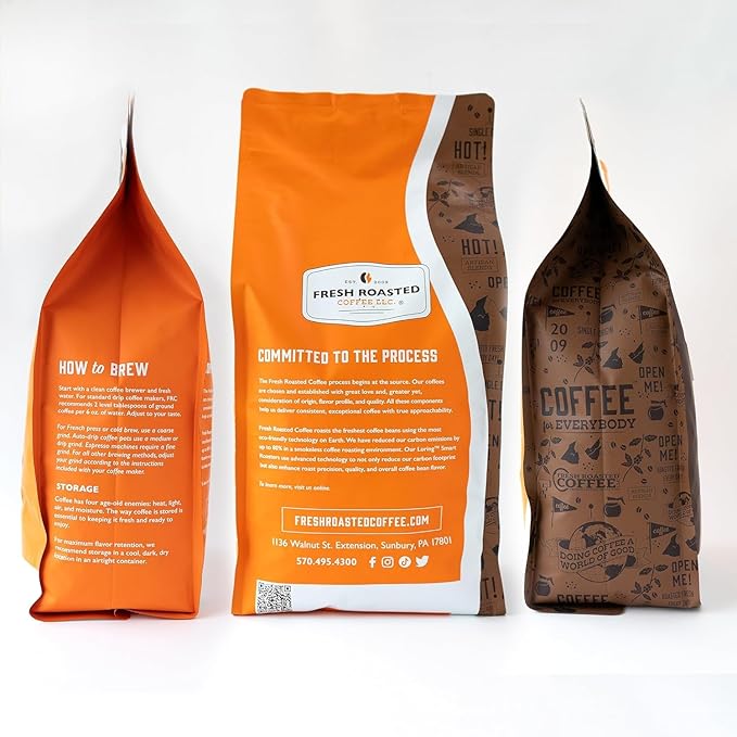 Fresh Roasted Coffee, Sangallo Italian Craft Artisan Blend, 5 lb (80 oz), Medium Roast, Kosher, Whole Bean