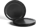 Stone Lain Oasis 4-Piece Dinner Plate Set Stoneware, Black