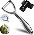 LIIGEMI Vegetable and Fruit Peeler，Comfortable Y Shaped Hand Peeler for Kitchen，Stainless Steel Veggie Potato Peeler