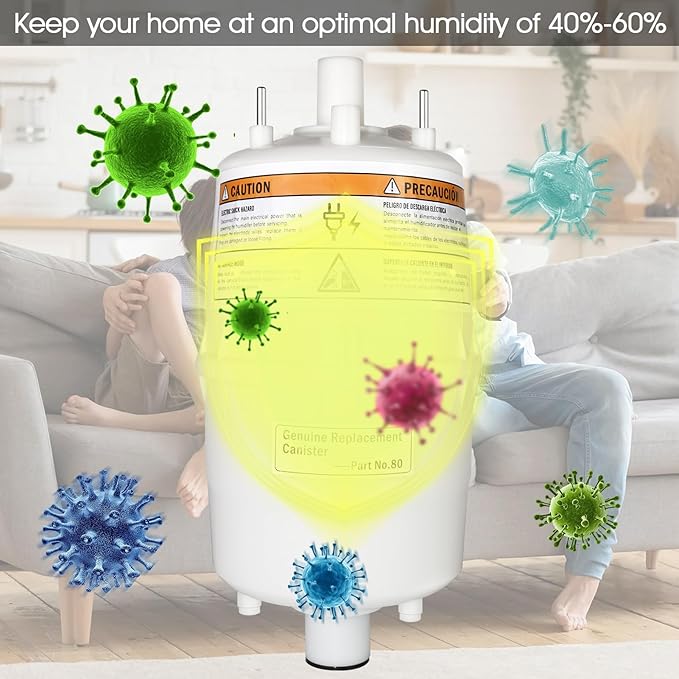 80 Replacement Canister for AprilAire 800 Steam Humidifier Model 865,800 Replacement Canister for AprilAire 80 Whole House Steam Humidifier
