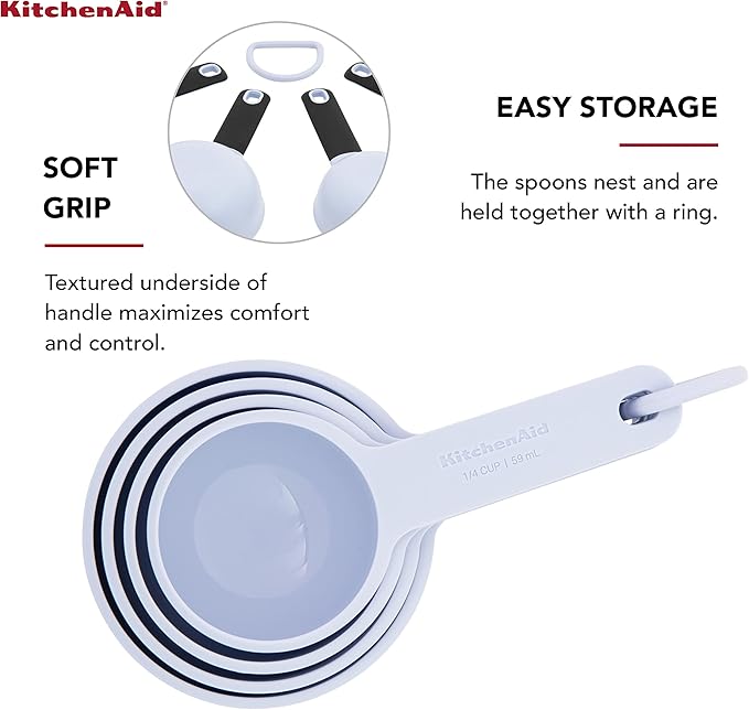 KitchenAid Universal Measuring Cup Set, 4-Piece, Lavender Cream