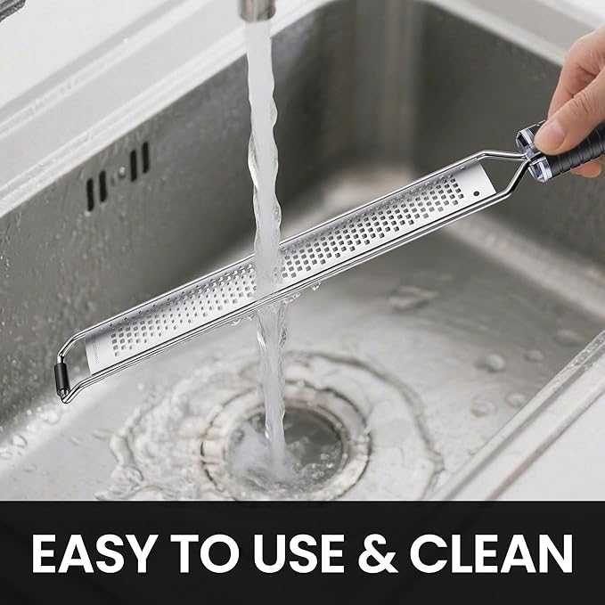 Lemon Zester with Non-Slip Handle,Cheese Grater for Kitchen,15 inch
