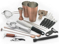 Barfly Mixology Cocktail Set, 12 Piece Deluxe, Antique Copper