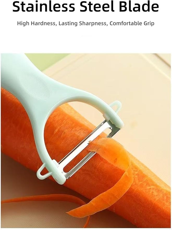 Kitchen peeler, potato peeler, vegetable peeler, carrot peeler, peeler, planer knife 3pcs/ packet Silver/pink/green