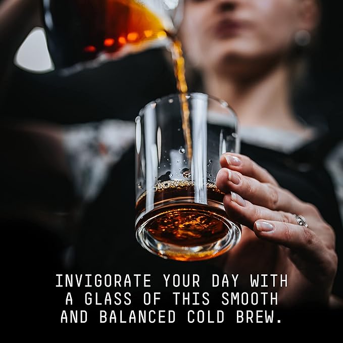 Stone Street Cold Brew Coffee, Strong & Smooth Blend, Low Acid, 100% Arabica, Gourmet Coffee, Whole Bean, Dark Roast, Colombian Single Origin, 5 LB