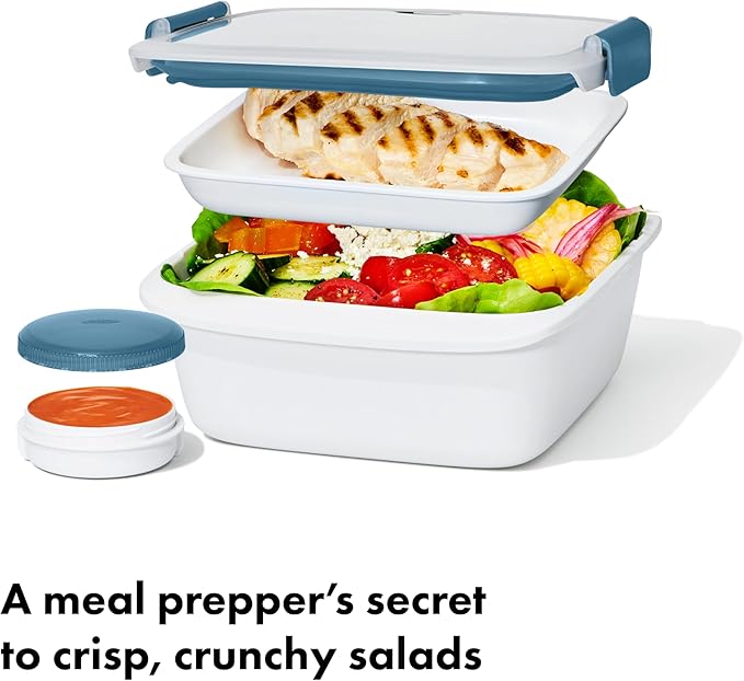 OXO Good Grips Prep and Go Salad Container - Ocean Blue