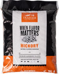 Traeger Grills Hickory 100% All-Natural Wood Pellets for Smokers and Pellet Grills, BBQ, Bake, Roast, 18 lb. Bag