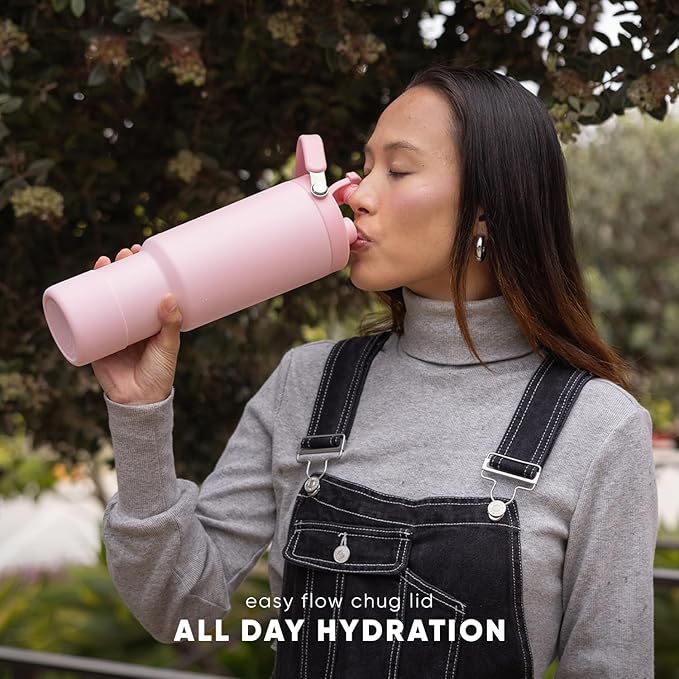 Simple Modern Trek Pivot | 40oz Flip Straw Tumbler with Handle | Water Bottle & Boot | Interchangeable Straw & Chug Lids | Insulated Stainless Steel Jug | Gym Sports Outdoors | Midnight Black