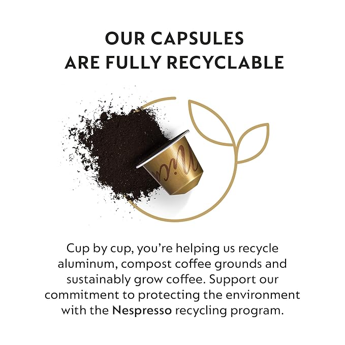 Nespresso Capsules Original Line, Nicaragua Master Origin, Medium Roast Coffee, 50 Count Coffee Pods