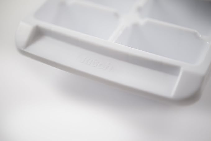 Easy Release White Ice Cube Tray, 16 Cube Trays (Pack of 4) (4 Pack - 64 Cubes)