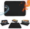 24" x 31" Rectangular Grill Mat, Fire Pit Mat Fireproof Under Grill Mat Oil-Proof Waterproof BBQ Pad for Outdoor Grill Accessories, Heat Resistant Protective Deck and Patio Mat Fire Resistant Pad