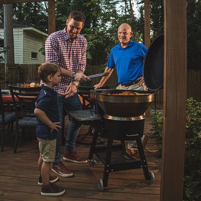 recteq Pellet Grill RT-B380X Bullseye Deluxe + Cover, WiFi Enabled Electric Pellet Smoker Grill, Wood Pellets, BBQ Outdoor, Smoke, Sear, and More