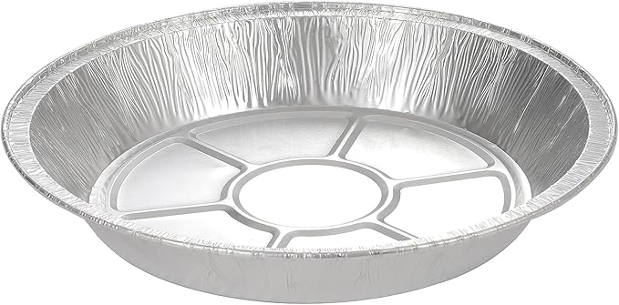 9" Pie Pans (10pack) - Disposable Aluminum Foil Pie Tins,Heavy-duty, Baking Tin Plates, Standard Size