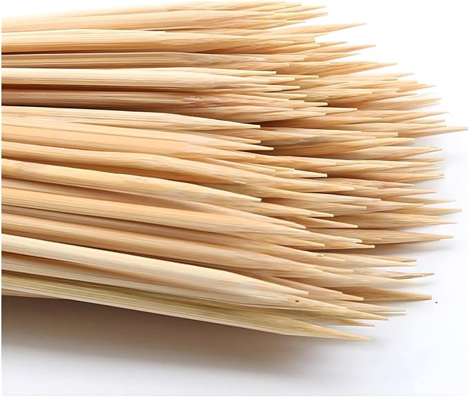 36 inch Natural Bamboo Skewers Sticks for Marshmallows，S'Mores，BBQ，Kabob，Grilling，Barbecue，Roasting，Camping.More Size Choices 6"/8"/10"/12"/36"(100 PCS)