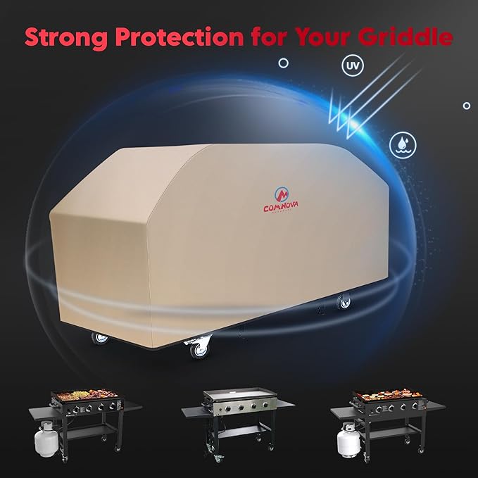 Comnova Griddle Cover for Blackstone 36 Inch Griddle Without Hood - 600D Flat Top Griddle Cover for Blackstone 36" Griddle Without Hood, Outdoor Cover Heavy Duty Waterproof for Blackstone 36" Griddle
