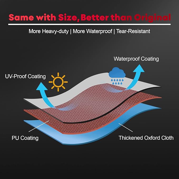 28 Inch Griddle Cover - Blackstone Pro Series Compatible, Heavy Duty Waterproof, Orange