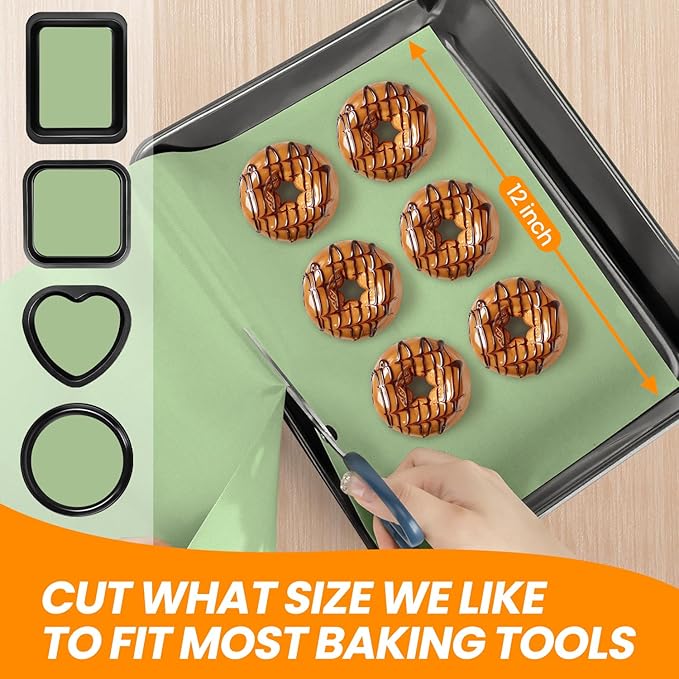 Silicone Baking Mat Roll - Non-stick Pastry Mat, Reusable Dough Rolling Mat Cookie Sheet, Non Slip Countertop Protector Mat, Counter Mat, Oven Mat