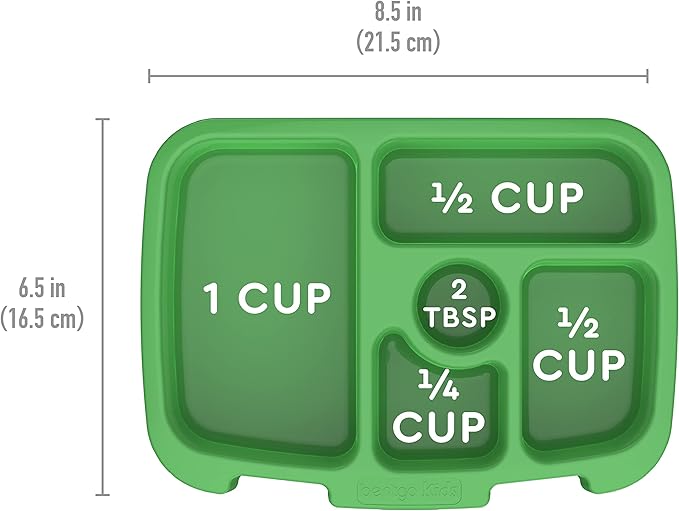 Bentgo Kids Tray with Transparent Cover (Green)
