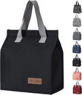 TELLUMO Lunch bag, Insulated Lunch Bag for Women Men Large Lunch Box Container Reusable Leakproof Tote for Office, Work, School, Beach or Travel (Dark)