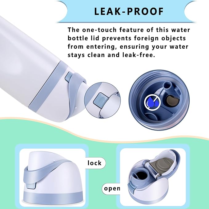 Replacement Lid for Owala Freesip Water Bottle, Compatible with Owala Lid and Cap, Premium Accessories for 16oz 24oz 32oz 40oz Bottles,Leak-Proof,BPA-Free