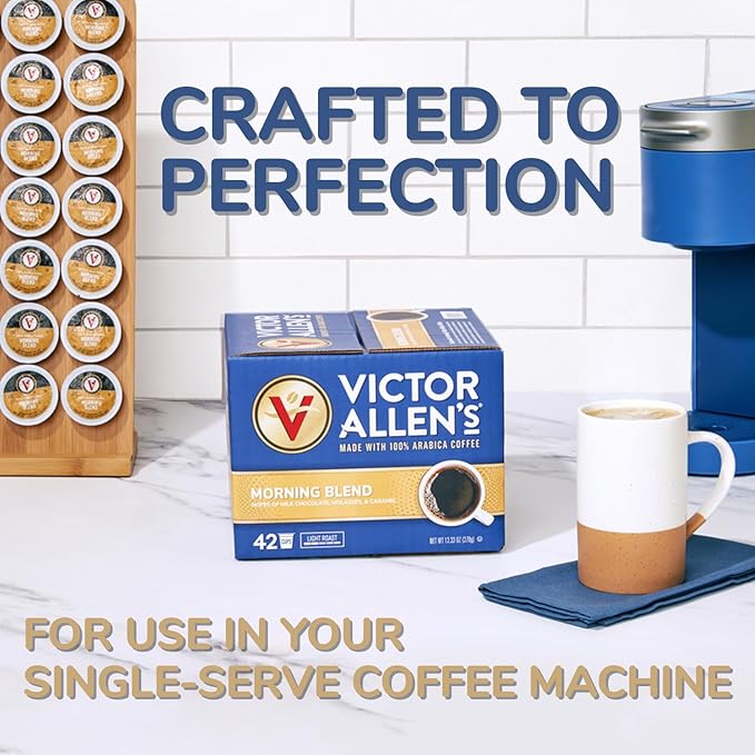 Victor Allen's Coffee Hazelnut Flavored, Medium Roast, 12 Count, Single Serve Coffee Pods for Keurig K-Cup Brewers