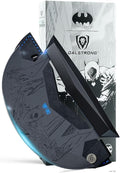 Dalstrong Ulu Chef Knife -7 inch-BATMAN™ Shadow Black Edition-High Carbon Steel BlackTitanium Coated Paring Knife, Mincing, Slicing Meat&Herb-G10 Handle-Sheath Cover