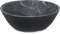 Carlisle FoodService Products Ridge Reusable Plastic Bowl Soup Bowl for Home and Restaurant, Melamine, 8 Ounces, Soapstone, (Pack of 24)