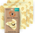 Bee's Wrap Beeswax Wraps for Food - Honeycomb Medium 3 Pack Made in USA Reusable & Organic Food Wraps, Sandwich Wrap & Bowl Covers - Eco-Friendly Alternative to Aluminum Foil & Plastic Wrap