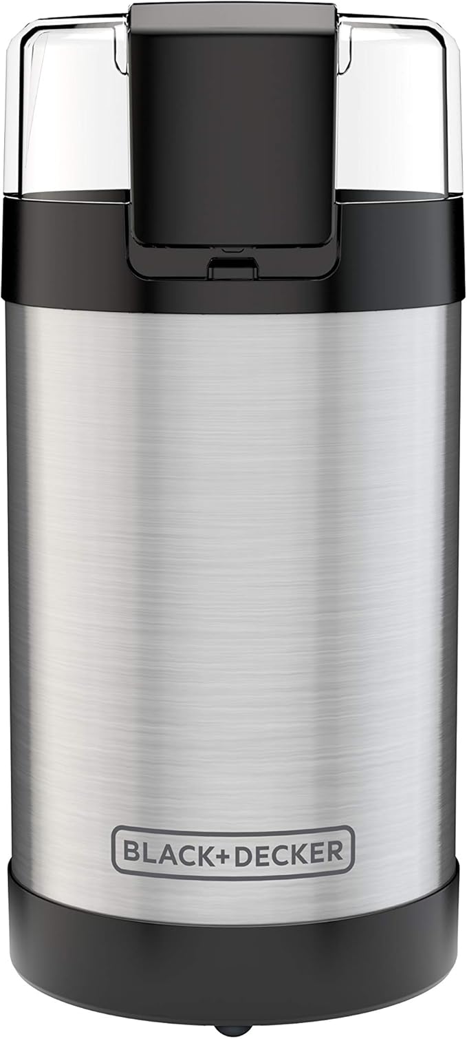 Black & Decker CBG110SC Easy Touch Electric Smartgrind Coffee & Spice Grinder, Black